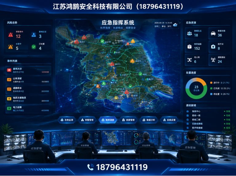 北海消防通信指挥展示图